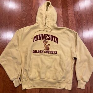 Vintage Minnesota Golden Gophers Hooded Sweatshirt Size XL signature concepts